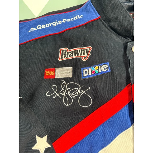 VTG NASCAR Kyle Petty #45 Racing Jacket Size XL Embroidered Sponsor Logos - Picture 16 of 16